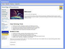 Tablet Screenshot of futurevisions.net